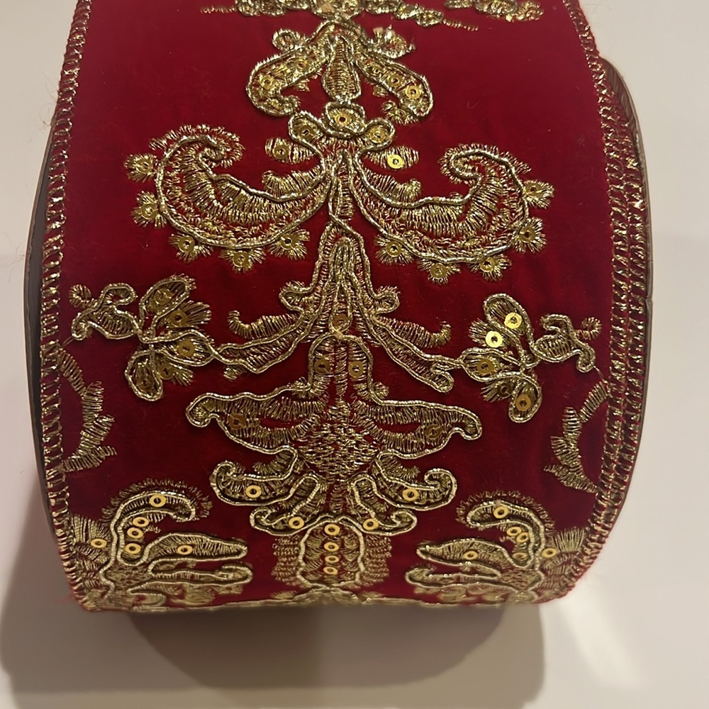🆕 Mark Roberts /Katherine’s Collection / Mackenzie Childs??Christmas Red Ribbon - Picture 5 of 6